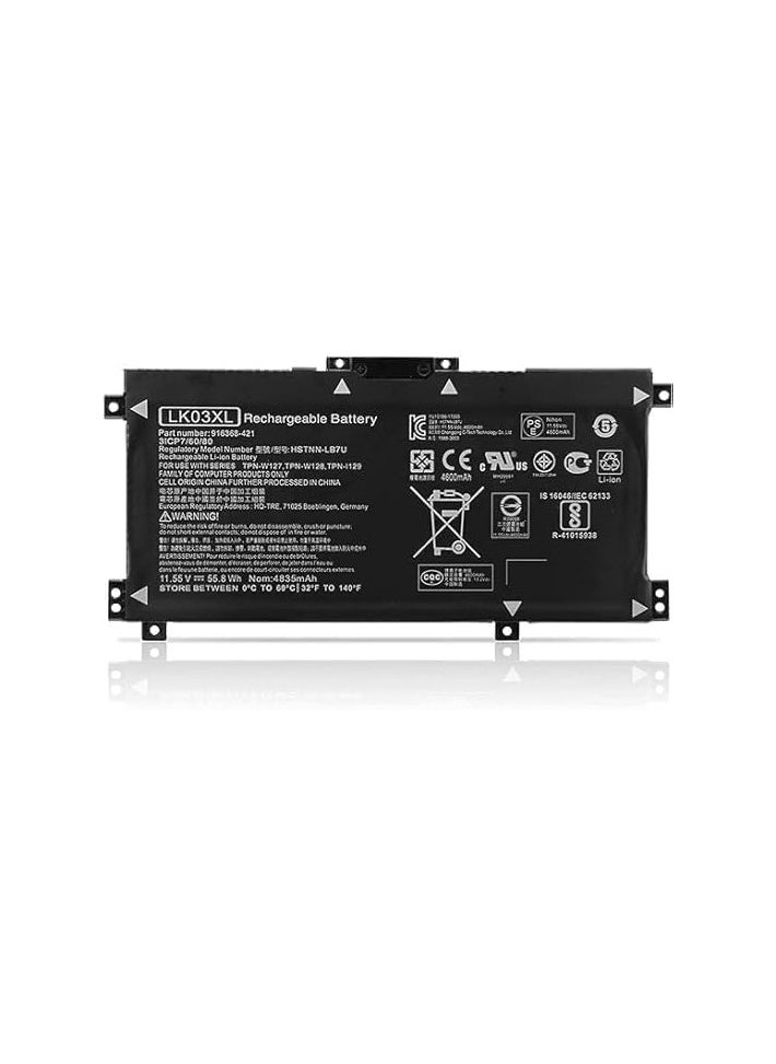 Replacement New (LK03XL) Battery for hp Envy x360 Convertible 15m-bp1xx 15m-cn0xxx 15-cn0xxx 15m)