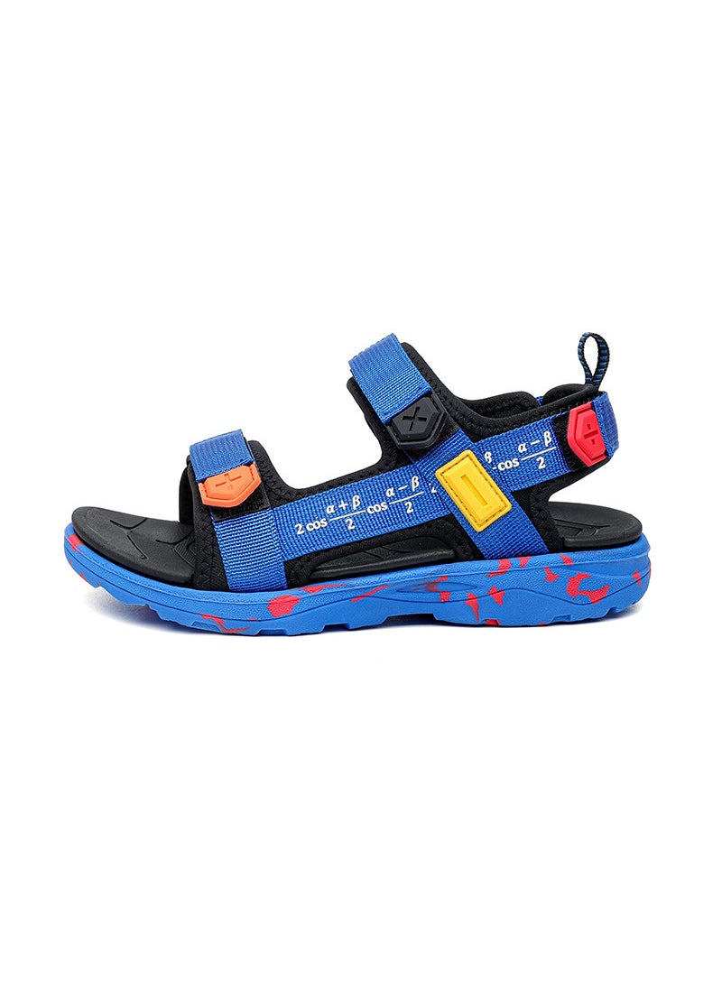 2024 Spring Summer Kids Sandals Lightweight Velcro Boys Beach ShoesBlue Blue