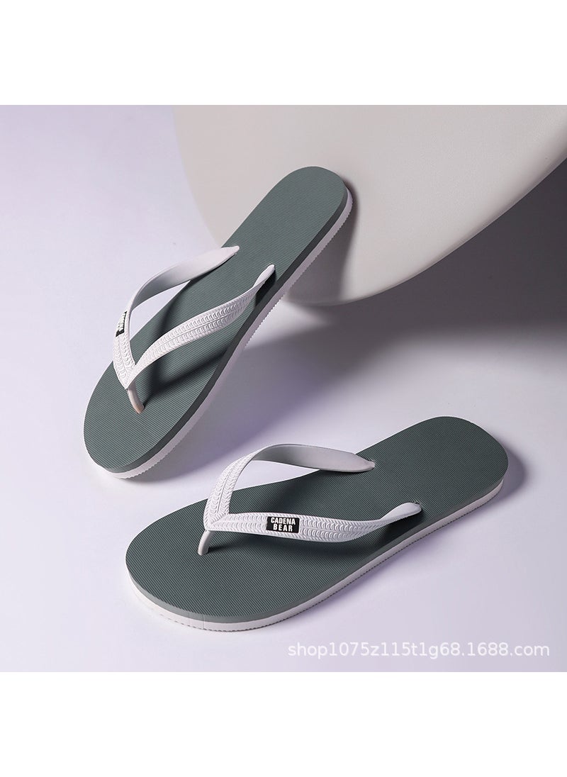 2024 Summer Mens Flip Flops Lightweight Non-SlipGray Gray