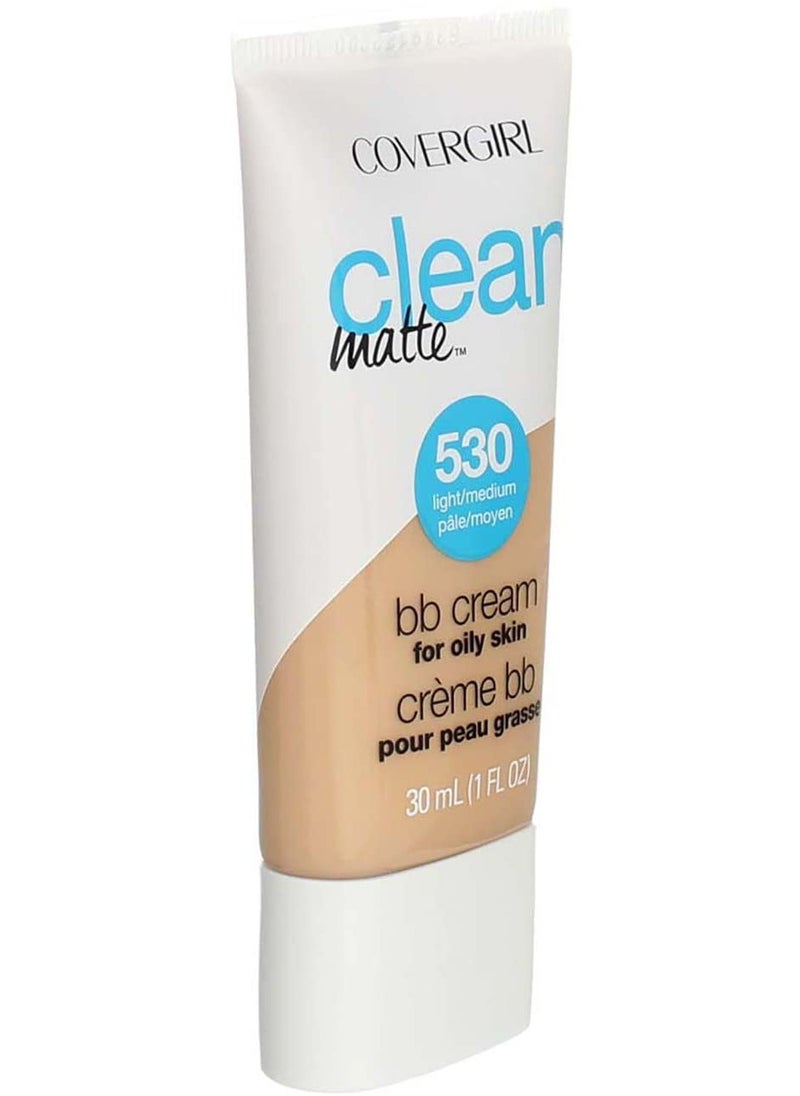 COVERGIRL - Clean Matte BB Cream, Oil-Free, Long-Lasting, Sensitive Skin, Lightweight, 100% Cruelty-Free