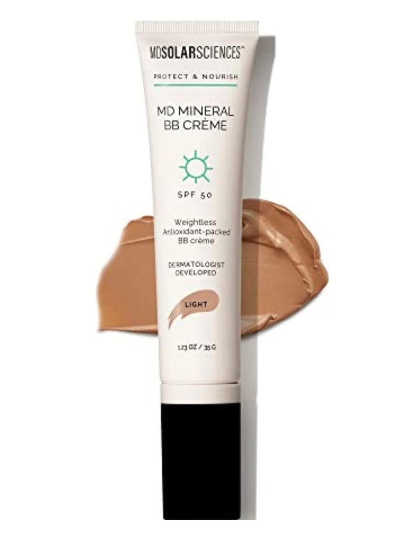 MDSolarSciences Crème Mineral Beauty Balm SPF 50 OilFree Tinted Matte BB Crème