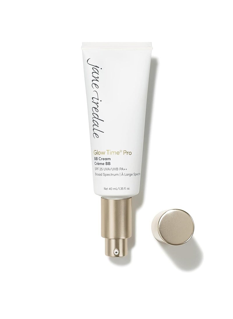 jane iredale Glow Time Pro BB Cream | Weightless Blemish Concealer with Buildable Coverage | SPF 25 Broad Spectrum Sun Protection | Satin Finish