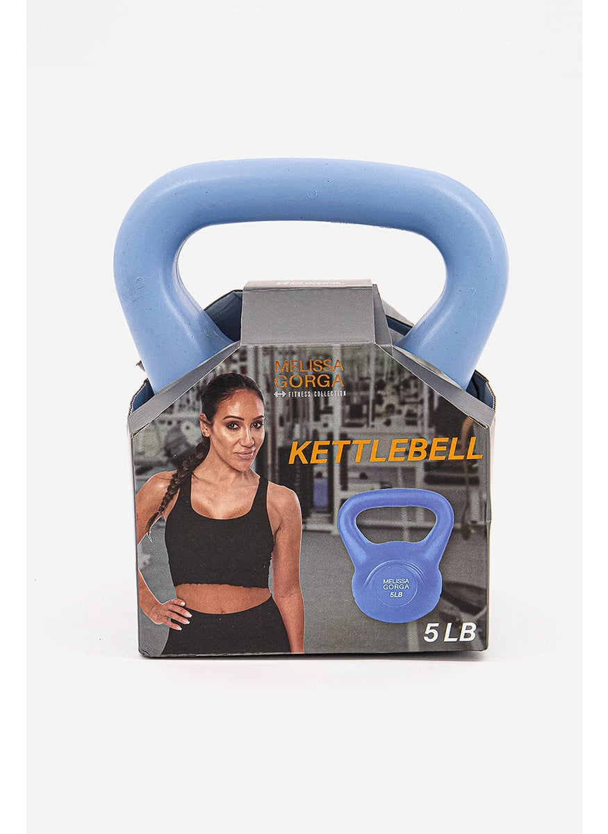 Women Kettlebell 5 lbs, Light Blue