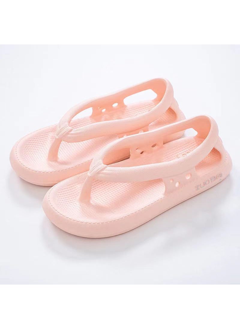 Mens sandals new fashion non-slip beach flip-flops sandals for boys driving shoes  wear flip-flopsPink Pink