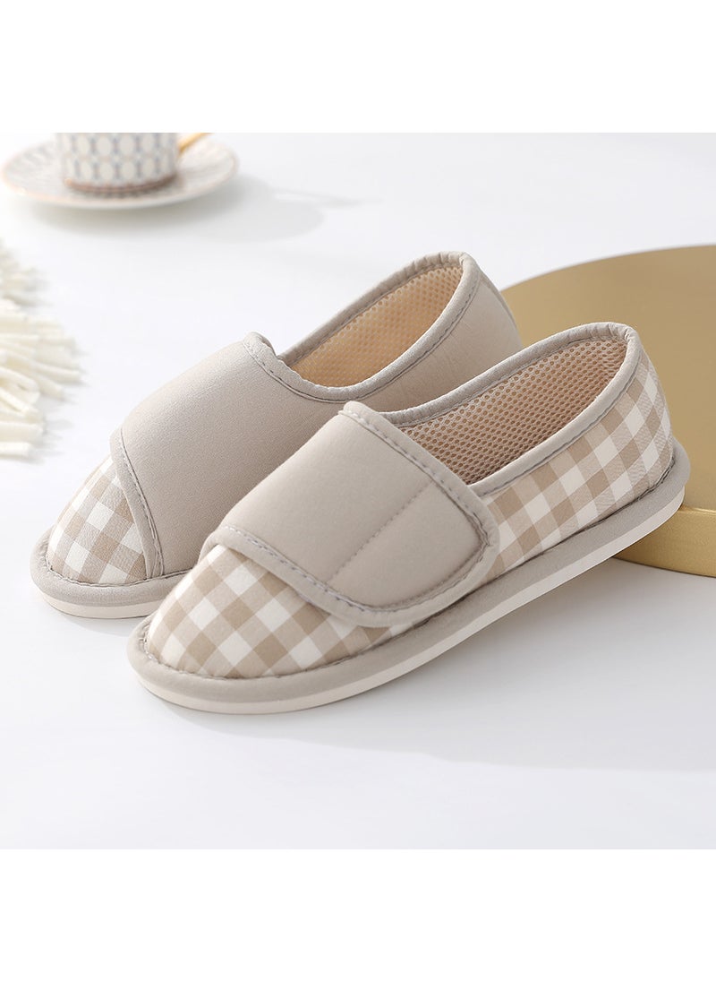 Spring Autumn Maternity Home Shoes Non-Slip Soft SoleGray Gray