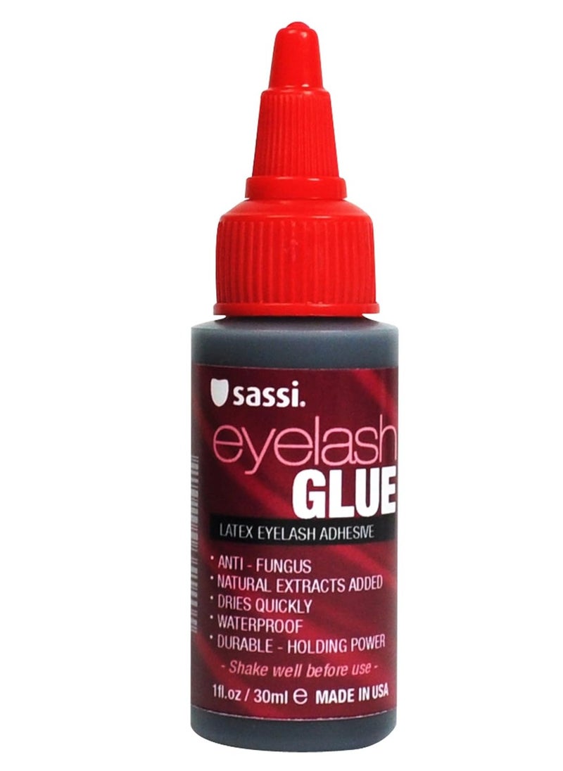 Sassi Eyelash Glue 1oz (Dark) Production Date shown on Bottle