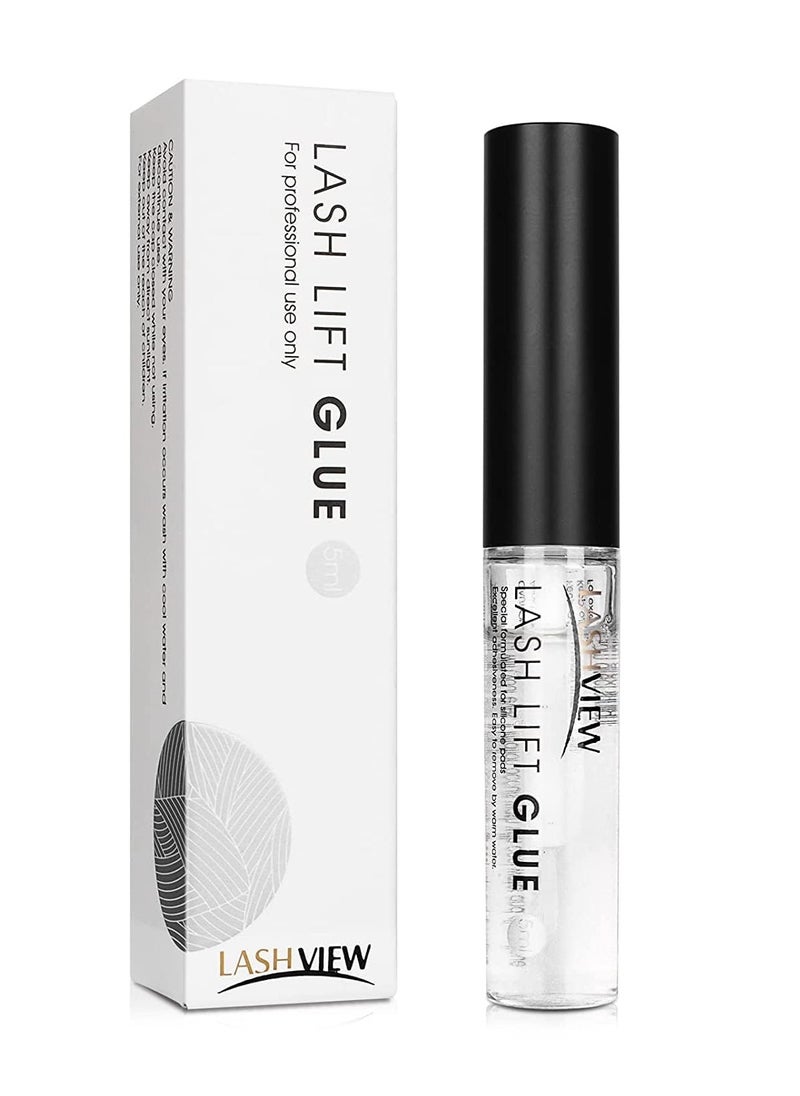 LASHVIEW Lash Lift Glue, Eyelash Perm Glue,Lash Lift Adhesive,Eyelash Lift Glue,Lash Perm Glue,No Irritation and Odorless,5ML.