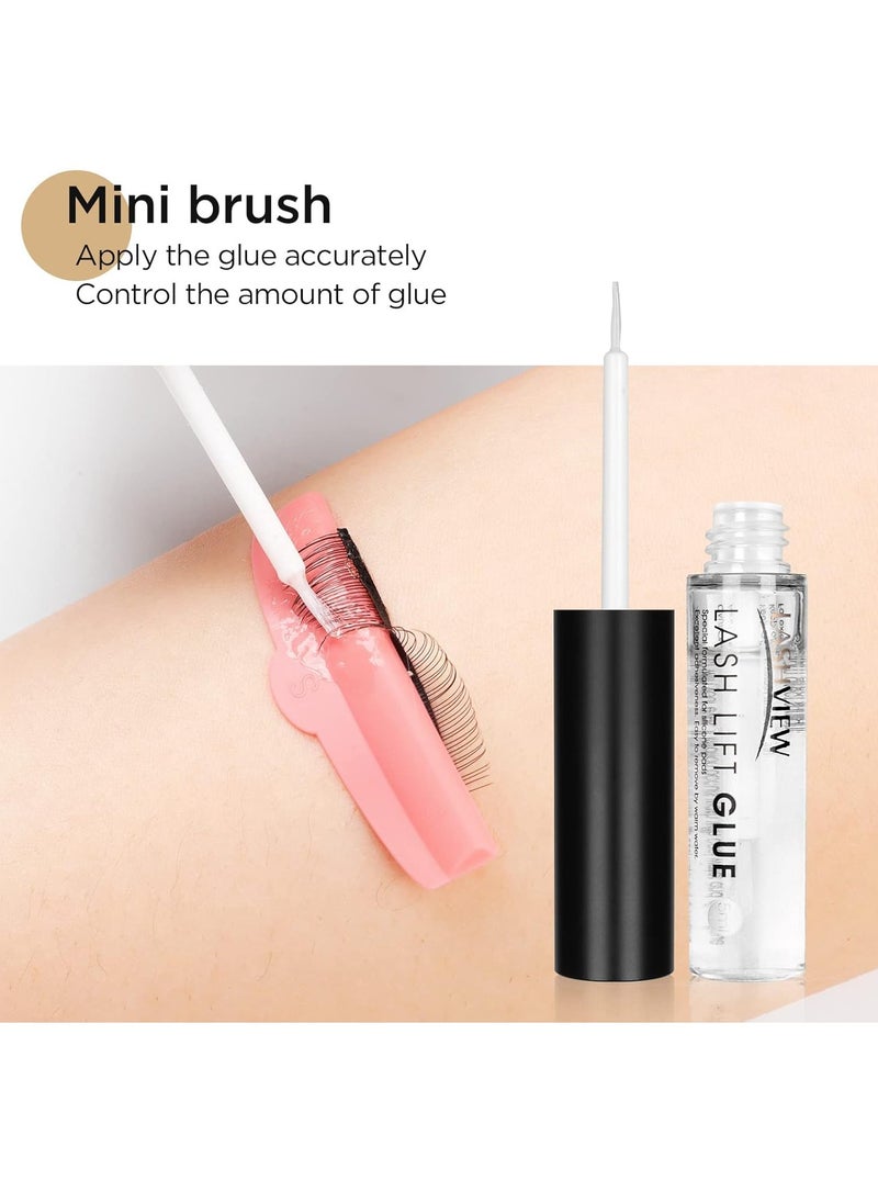 LASHVIEW Lash Lift Glue, Eyelash Perm Glue,Lash Lift Adhesive,Eyelash Lift Glue,Lash Perm Glue,No Irritation and Odorless,5ML.