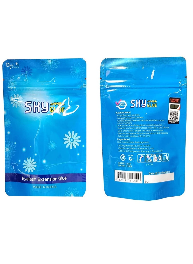 Eyelash Extension Glue Advanced Tech SKY S+ Glue 5ml / 6-8 Weeks Lasting time - 1-2s Fast Drying Time