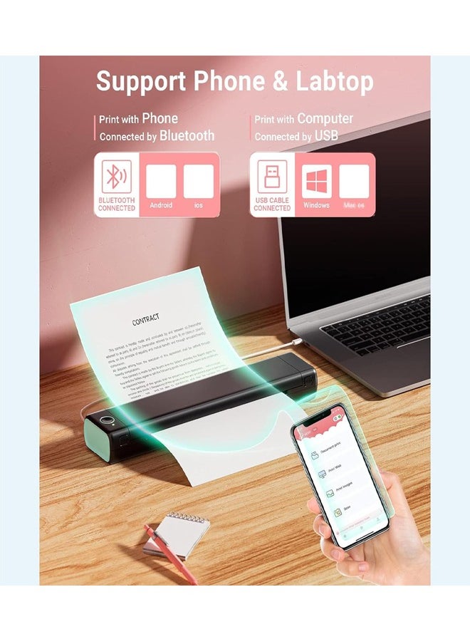 Portable A4 Document Scanner with Type-C Interface – Lightweight, Rechargeable, and Easy-to-Use