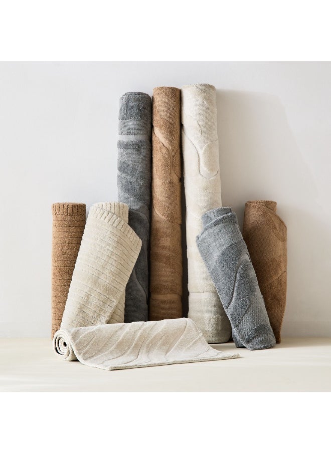 Milton Waves Knitted Microfiber Rug 150 X 200 Cm