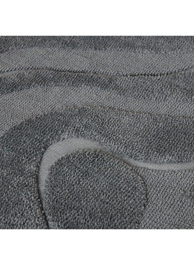 Milton Waves Knitted Microfiber Rug 150 X 200 Cm