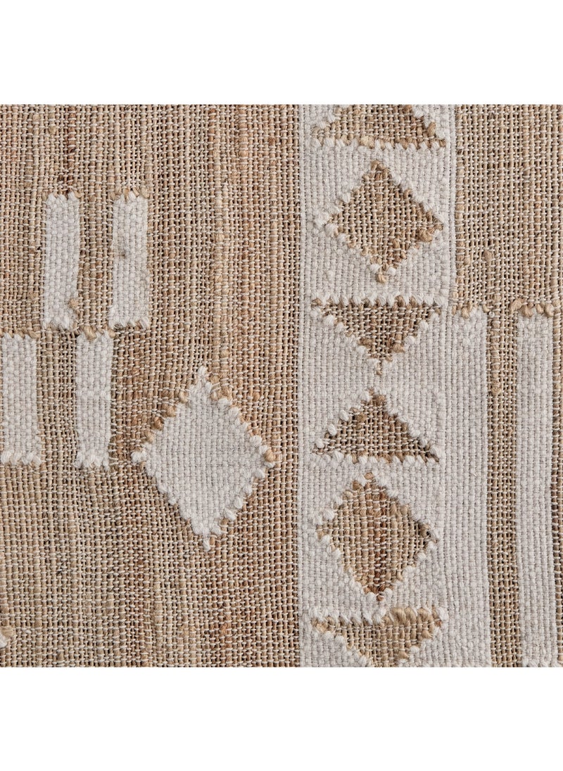 Mosaic Abstract Jute Rug 300 x 200 cm