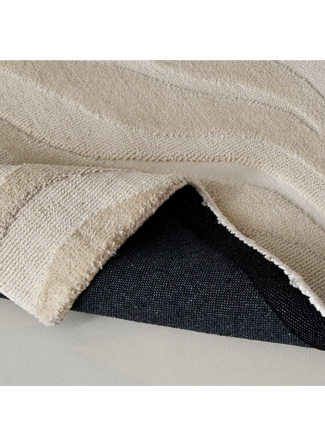 Milton Waves Knitted Microfiber Rug 150 X 200 Cm