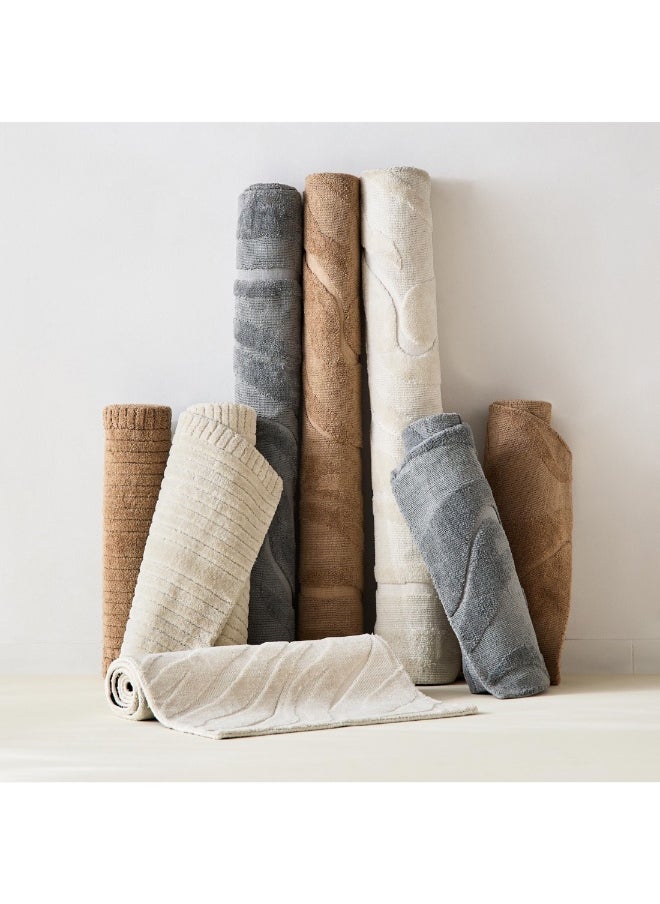 Milton Waves Knitted Microfiber Rug 150 X 200 Cm