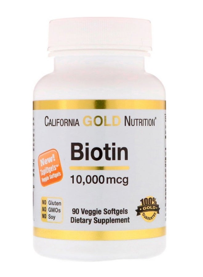 Biotin Supplement - 90 Softgels