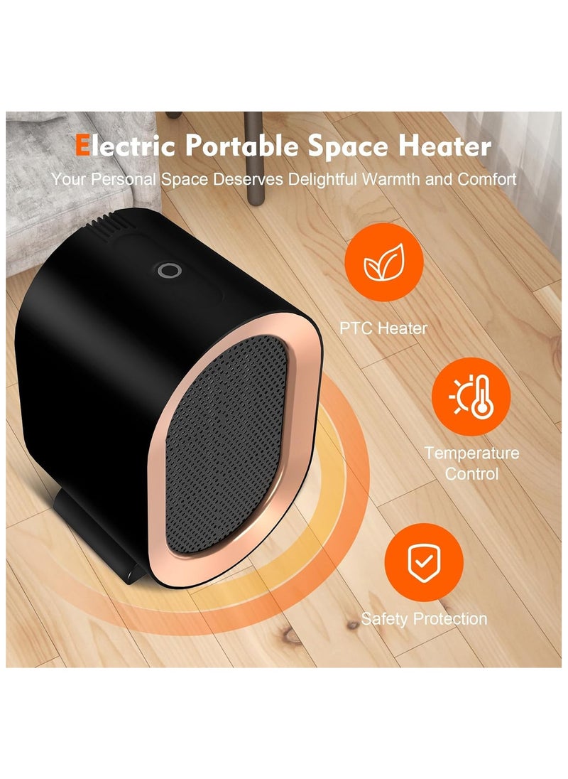 Portable Electric Ceramic Space Heater Fan Room 2-Speed Adjustable Heating, 1200W