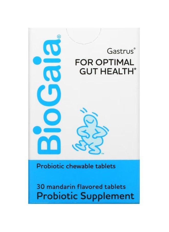 Gastrus For Optimal Gut Health Mandarin 30 Tablets