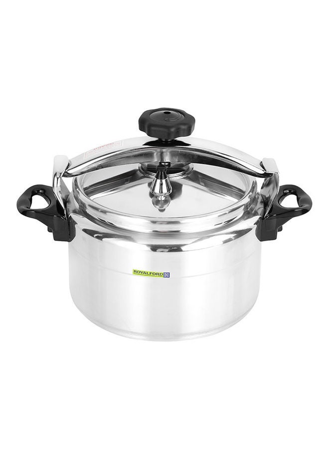 Aluminum Pressure Cooker Equipped with Multi-Safety Device and Unique Pressure Indicator Durable Aluminum Alloy Construction with Firm Handles 5Liters