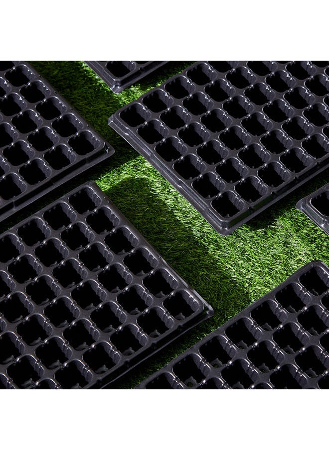 6-Piece Meadow 72 Cell Plant Growing Seed Tray Set 54x28x3.5cm
