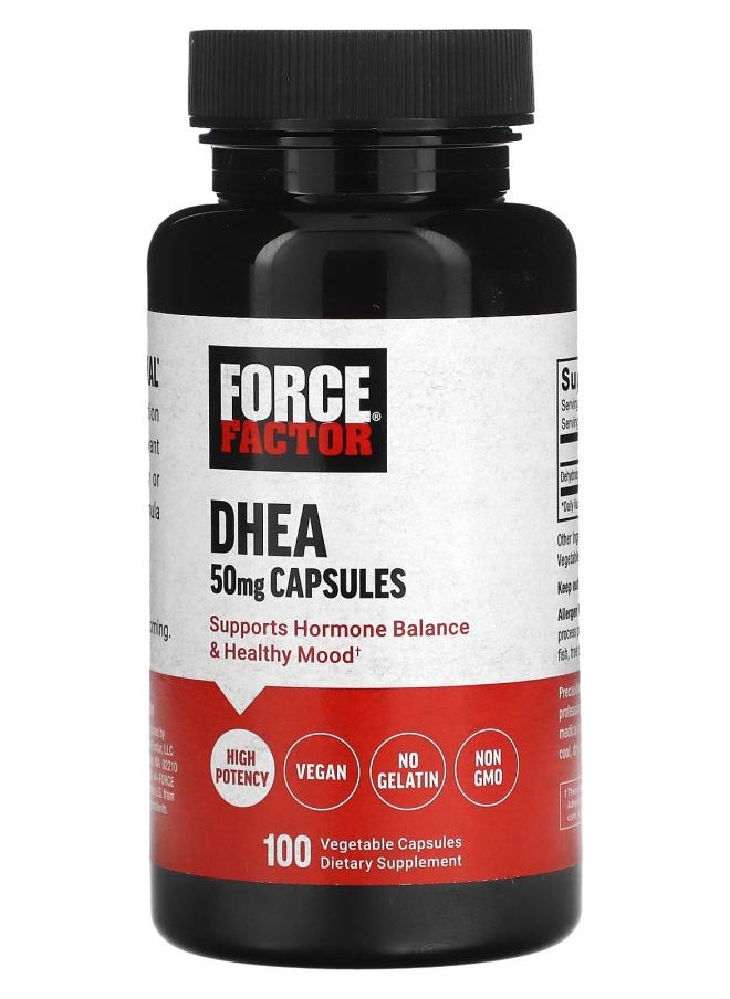 DHEA 50 mg 100 Vegetable Capsules