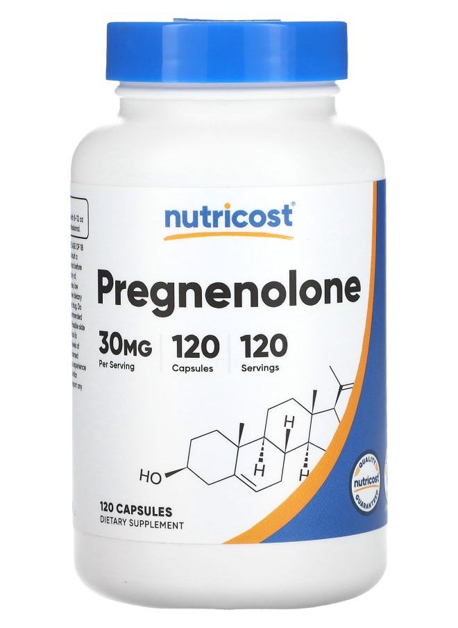 Pregnenolone 30 mg 120 Capsules