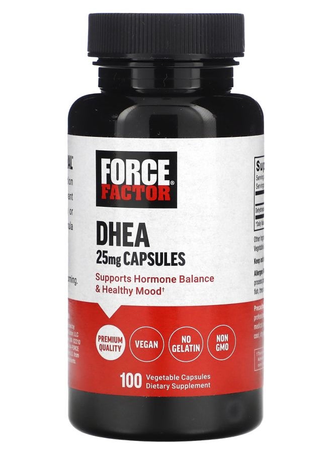 DHEA 25 mg 100 Vegetable Capsules