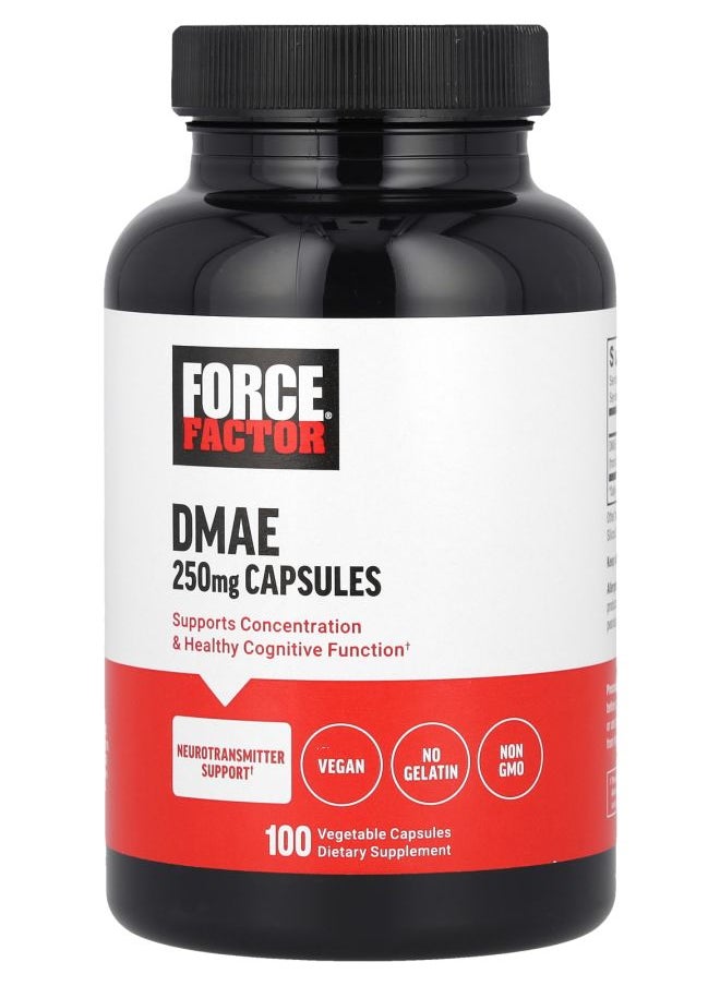 DMAE 250 mg 100 Vegetable Capsules