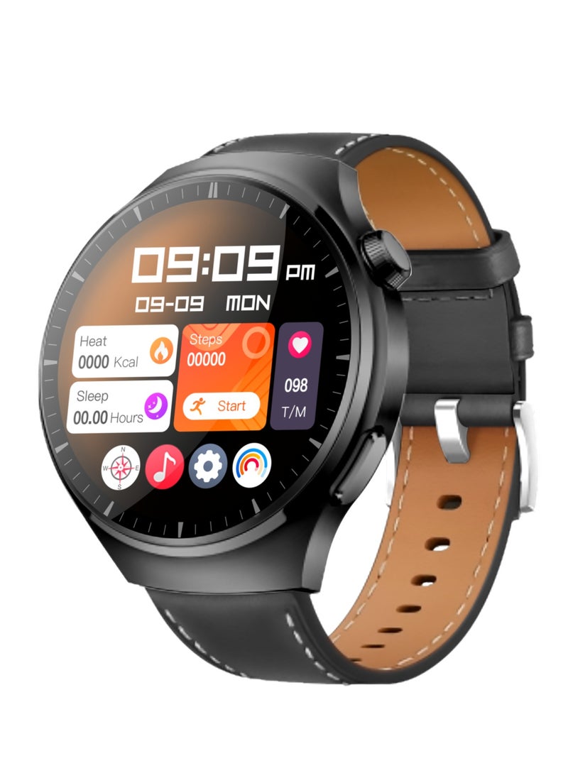 WATCH 4 Pro Formal Edition Black – The Ultimate Smartwatch with 1.62'' AMOLED Display, 2 Extra Straps for Style, Performance, and Everyday Adventure