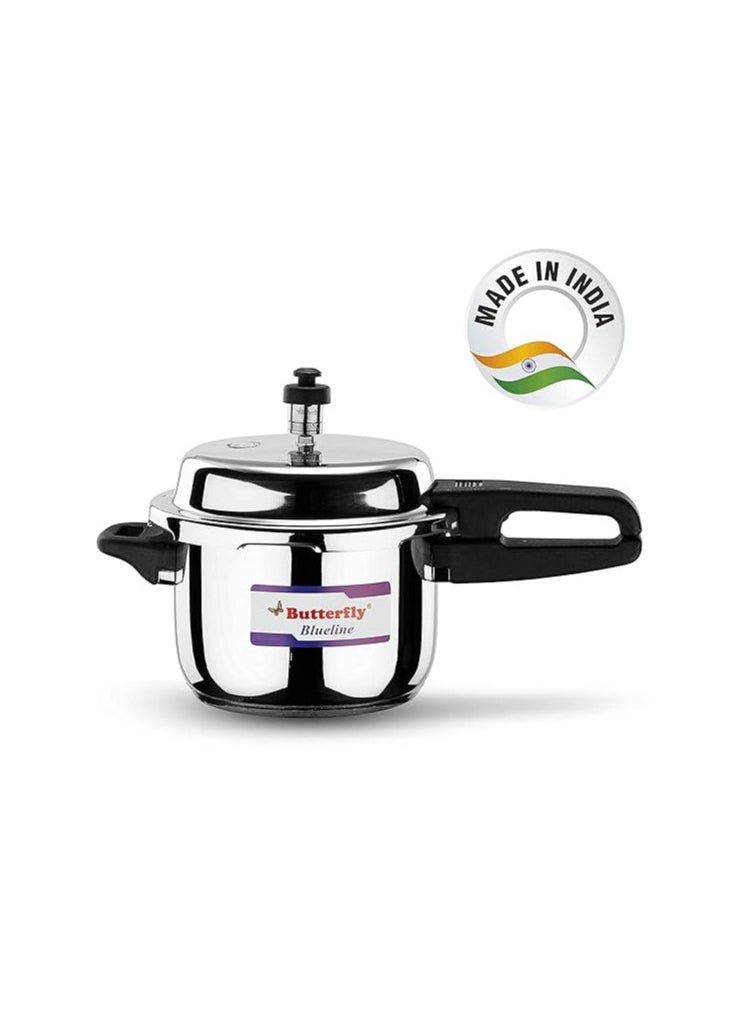 Butterfly Blue Line Stainless Steel Pressure Cooker, 3 Litre