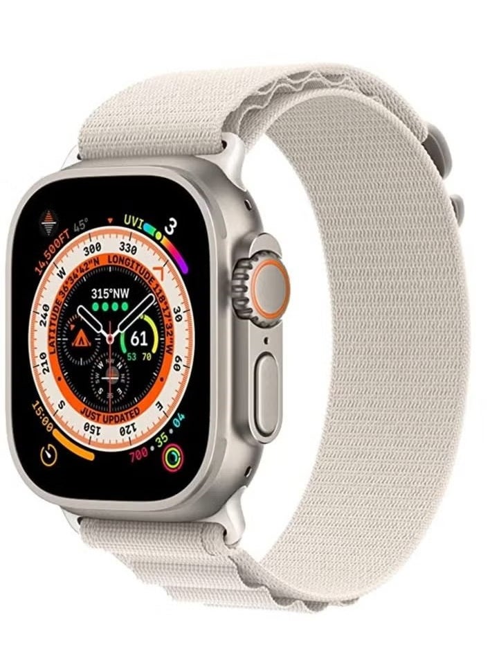 Compatible with Apple Watch Bands 45mm, Soft and Breathable G-hook Loop Buckle Watch Strap, Suitable for Apple watch Ultra Series 8