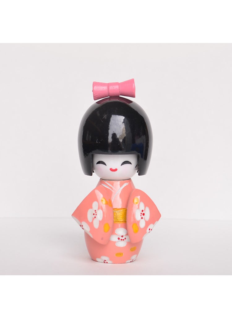 Japanese Folk Kimono Doll Set DecorSmall Puppet Powder 129 Small Puppet Powder 129