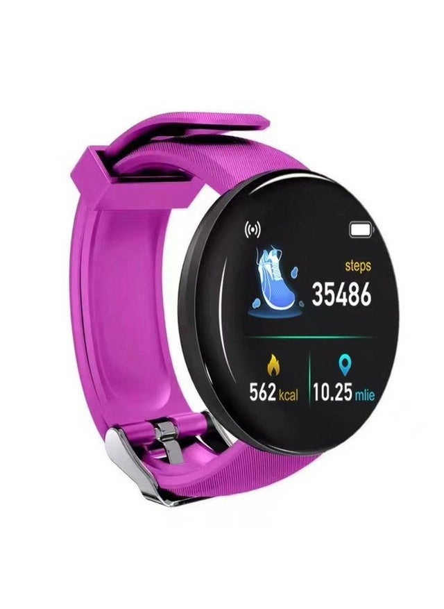 116Plus smart bracelet message reminds color screen movement D18S D20 Y68 smart bracelet a generation of hair D18S purple