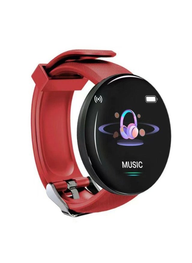 116Plus smart bracelet message reminds color screen movement D18S D20 Y68 smart bracelet a generation of hair D18S Red