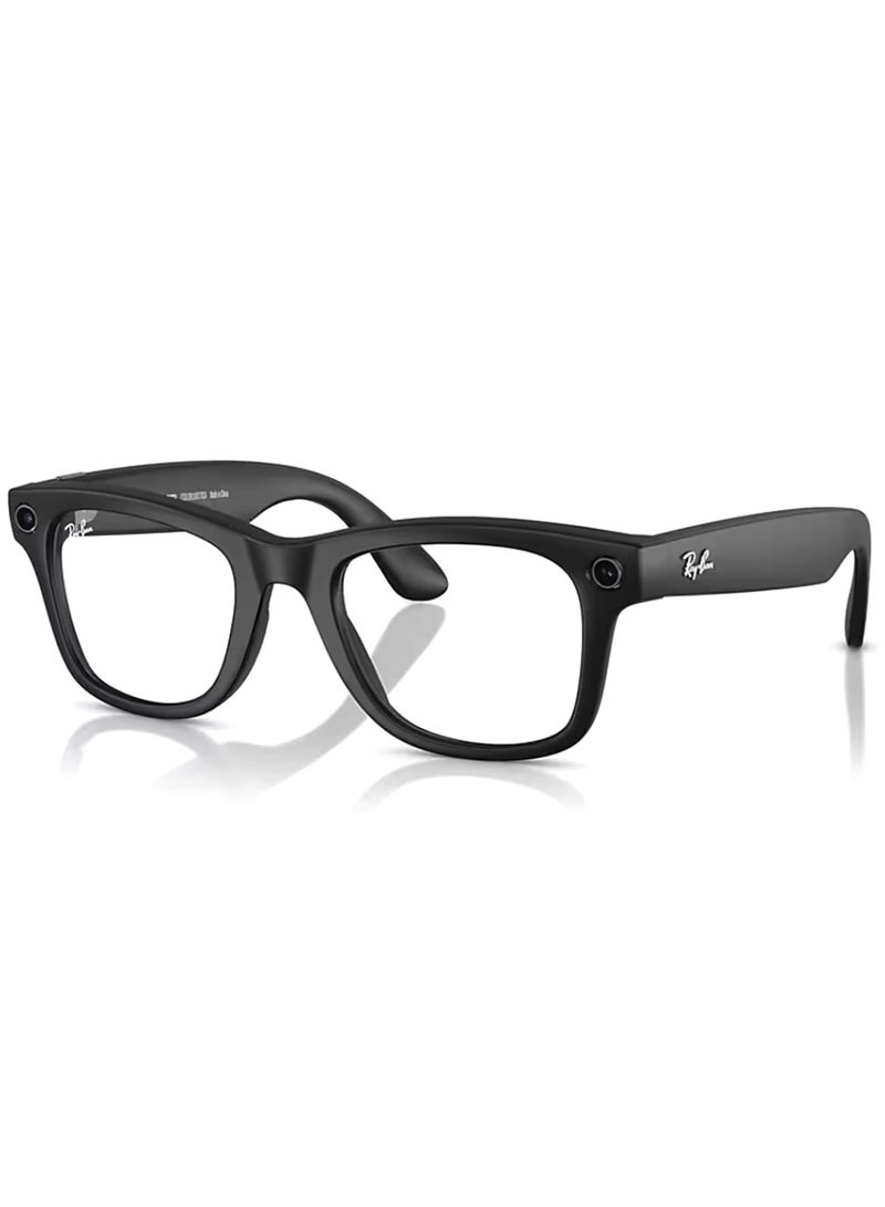 Ray-Ban Wayfarer RW4008 Large Matte Black Clear Graphite Green Transition Black