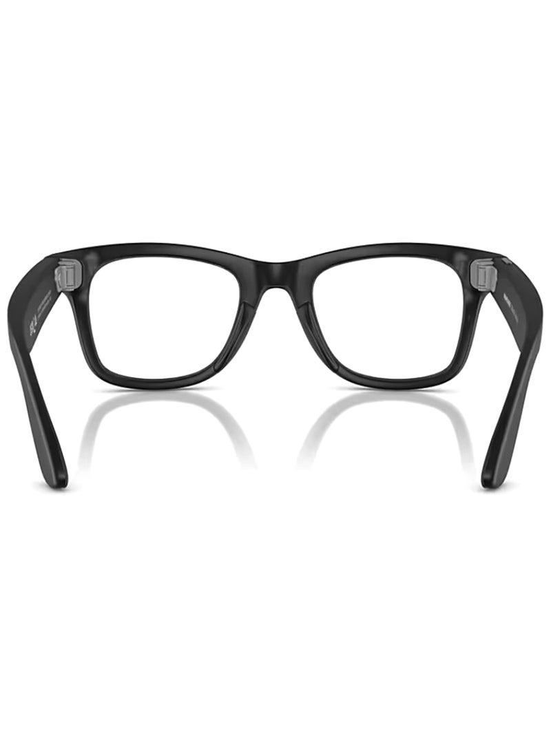 Ray-Ban Wayfarer RW4008 Large Matte Black Clear Graphite Green Transition Black