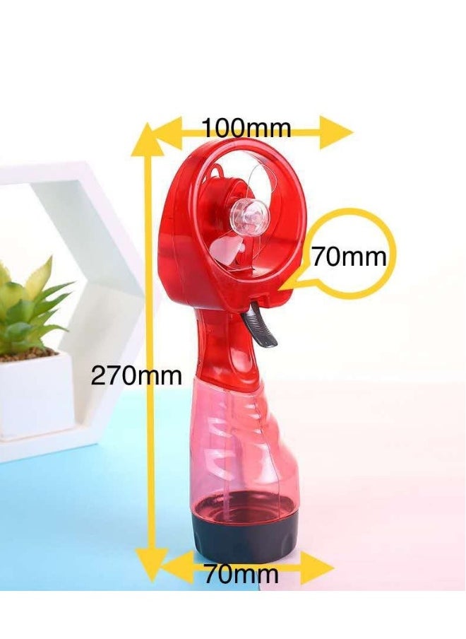 Water Spray Fan, Water Misting Fans Portable Personal Handheld Spray Fan Cooling Outdoor Cooler