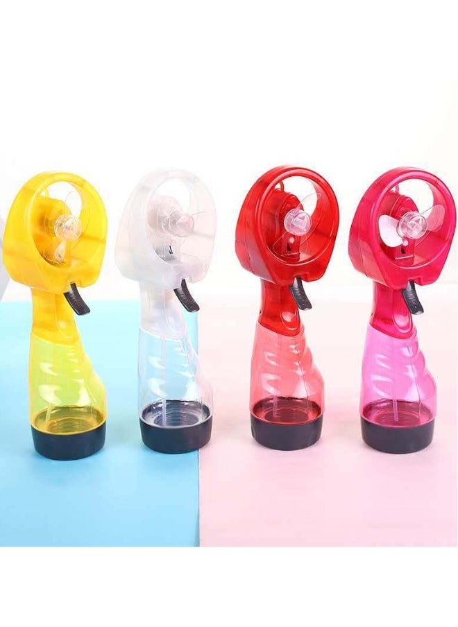 Water Spray Fan, Water Misting Fans Portable Personal Handheld Spray Fan Cooling Outdoor Cooler