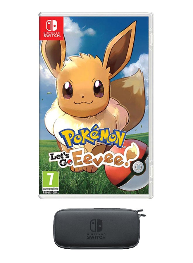 Pokemon: Let's Go Eevee-Adventure-Nintendo Switch-Carry Case Plus Screen Protector - adventure - nintendo_switch