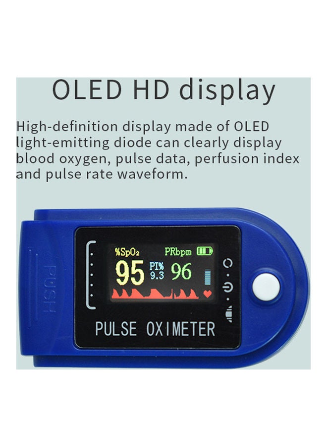 OLED Display Fingertip Pulse Oximeter