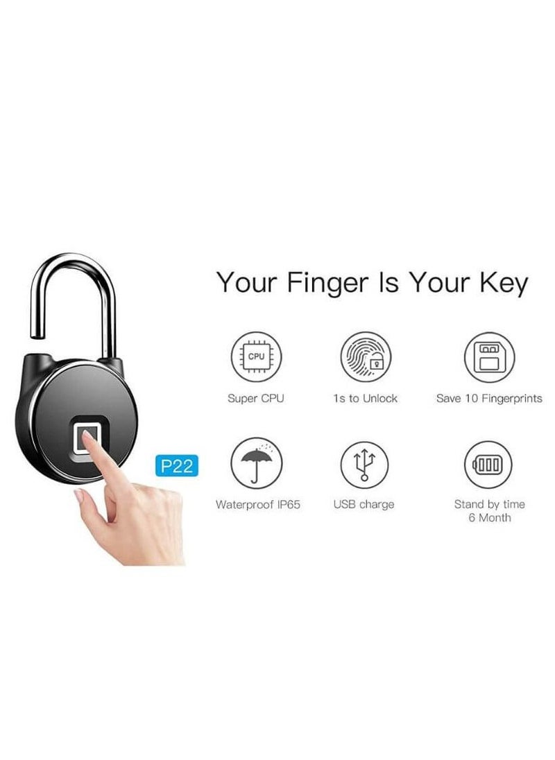 P22 Smart Keyless Fingerprint Lock Anti-Theft Security