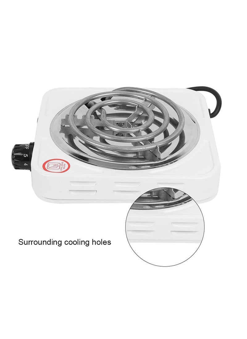 Household Heater, Electric Stove, Mini Heating Plate, Alloy Material for Coffee Office Home Cooking