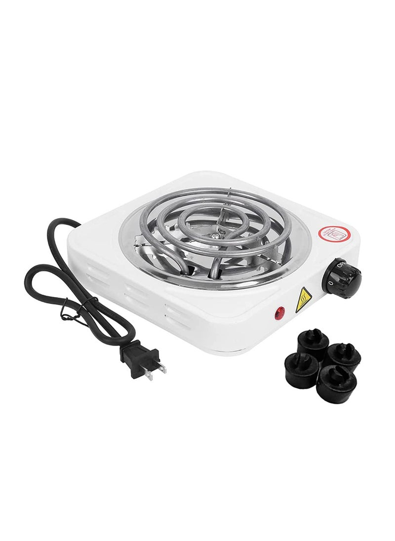 Household Heater, Electric Stove, Mini Heating Plate, Alloy Material for Coffee Office Home Cooking