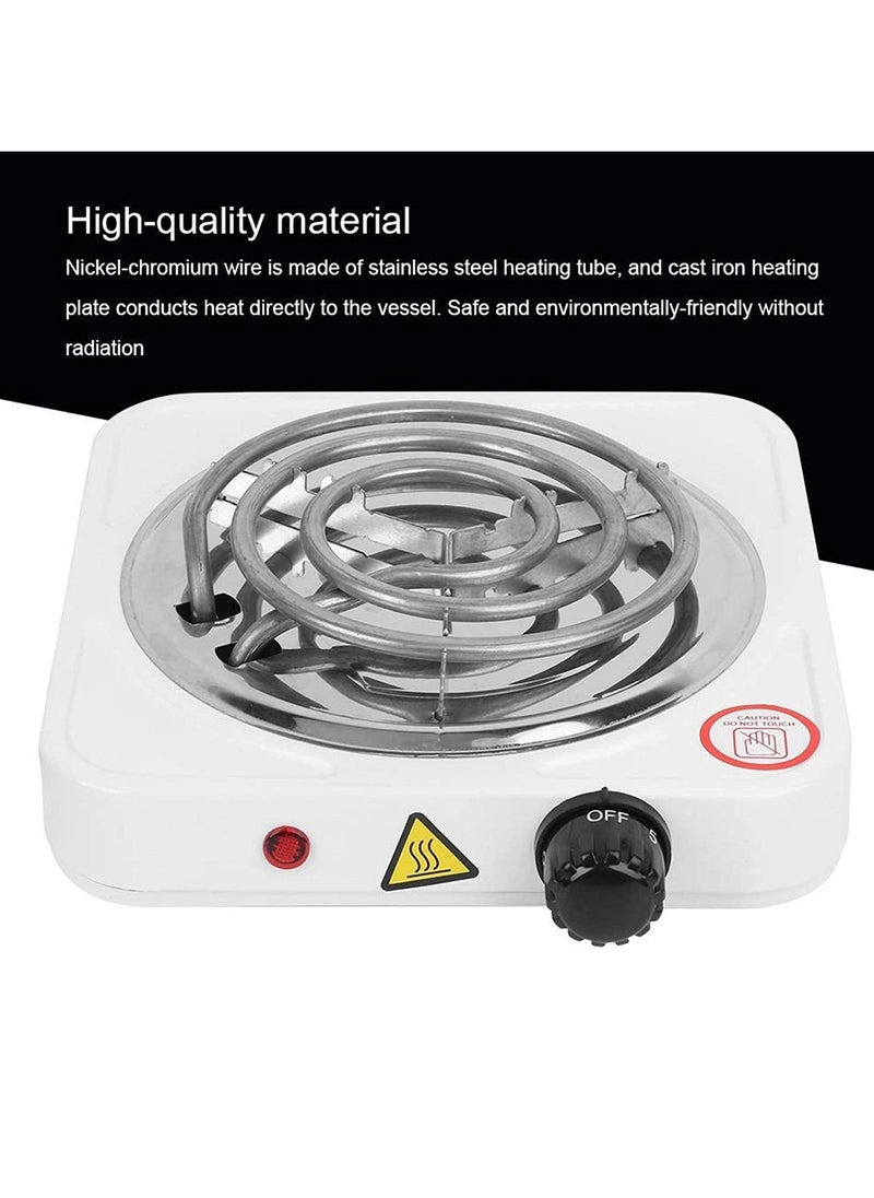 Household Heater, Electric Stove, Mini Heating Plate, Alloy Material for Coffee Office Home Cooking