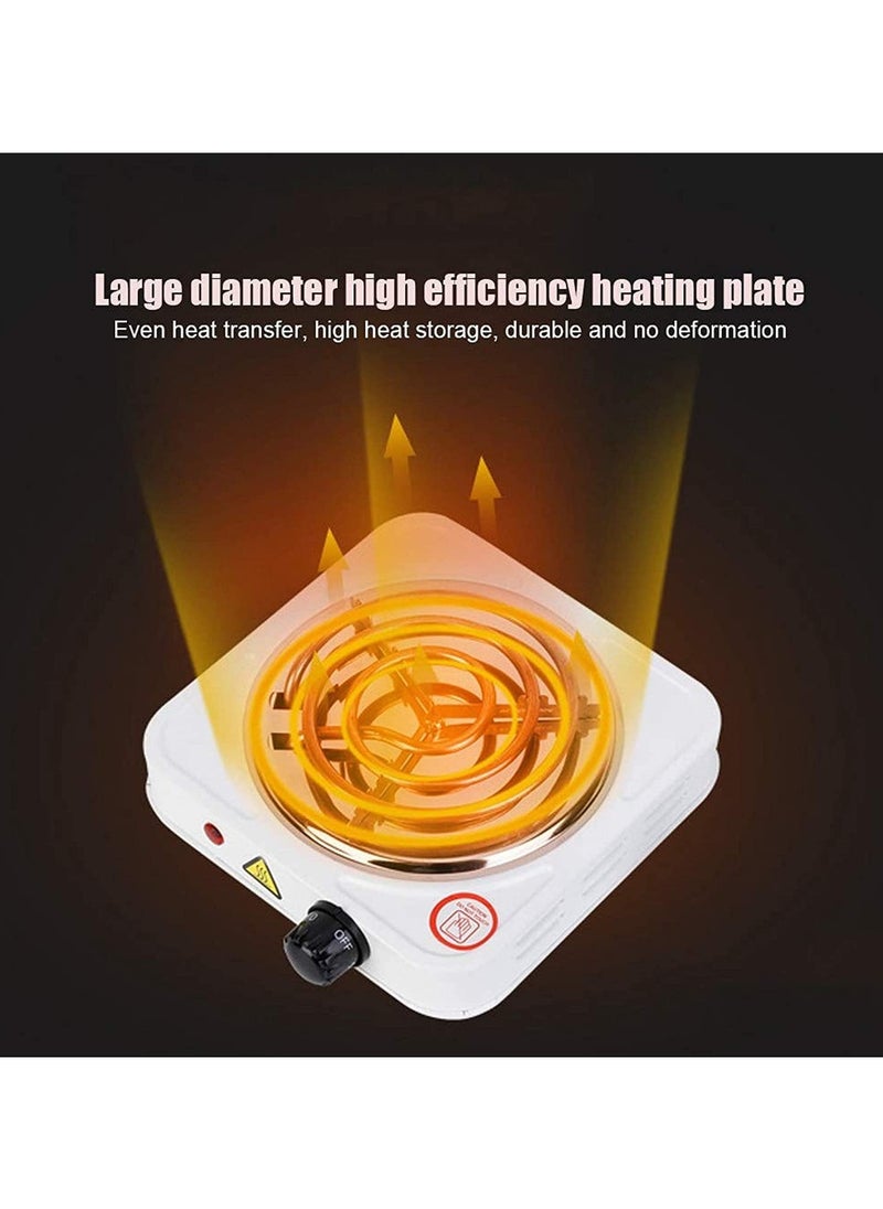 Household Heater, Electric Stove, Mini Heating Plate, Alloy Material for Coffee Office Home Cooking