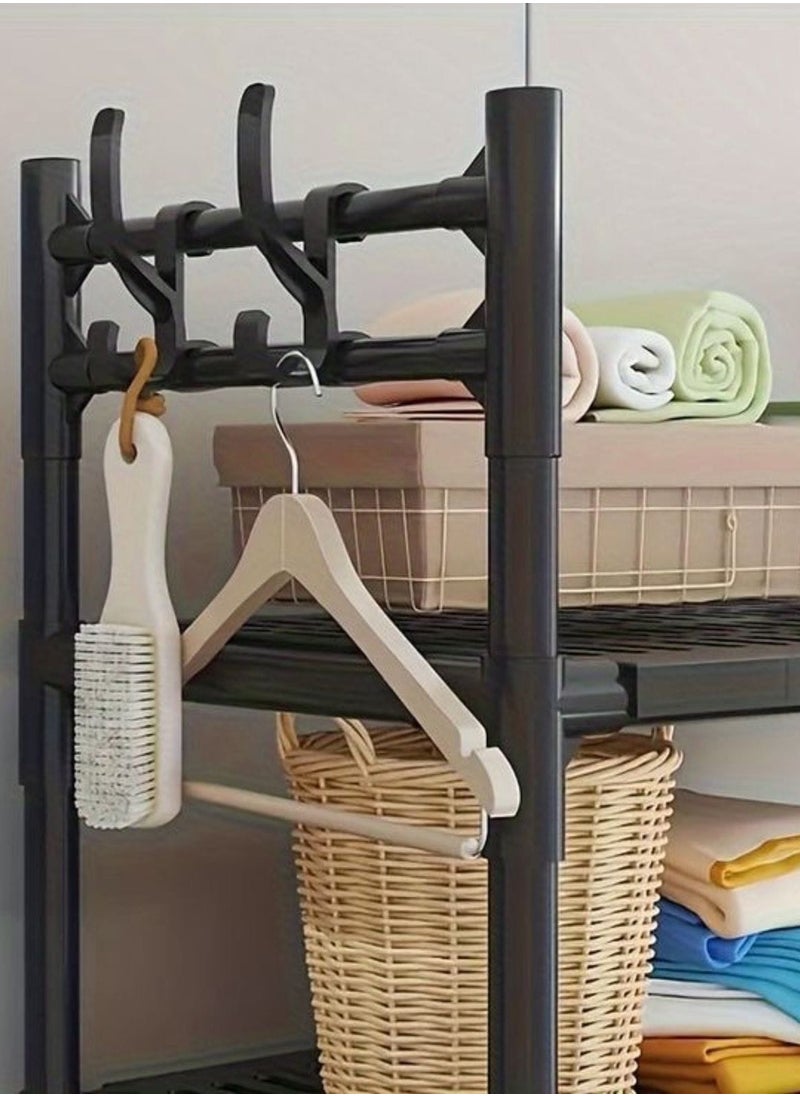 3 Tier Over the Toilet Rack, Space Saving Bathroom Stand Organizer Over the Toilet Storage, 3-Tier Toilet Storage Rack