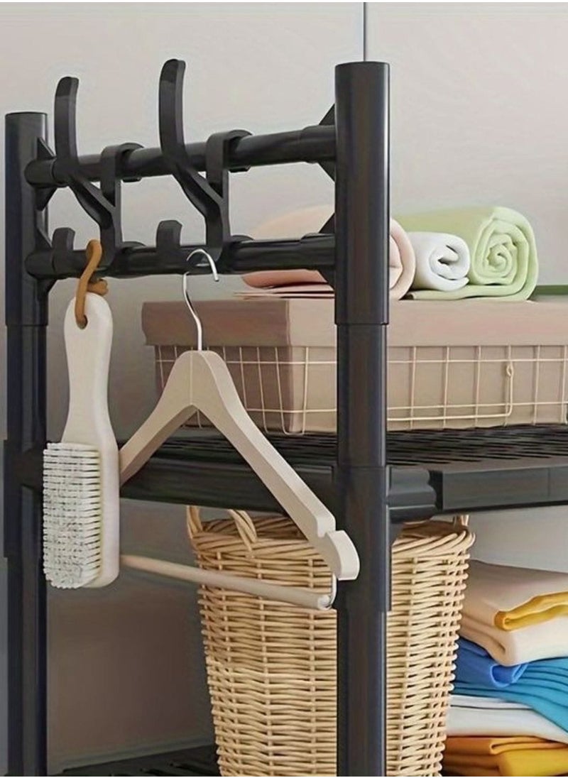 3 Tier Over the Toilet Rack, Space Saving Bathroom Stand Organizer Over the Toilet Storage, 3-Tier Toilet Storage Rack