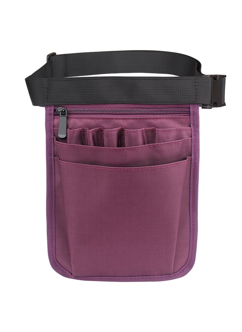 Gebo Wolf Nurse Bag Tool Waist Bag Oxford Cloth Nurse Medical Bag Crossbody Joker Nurse Bag Factory WholesalePurple Purple