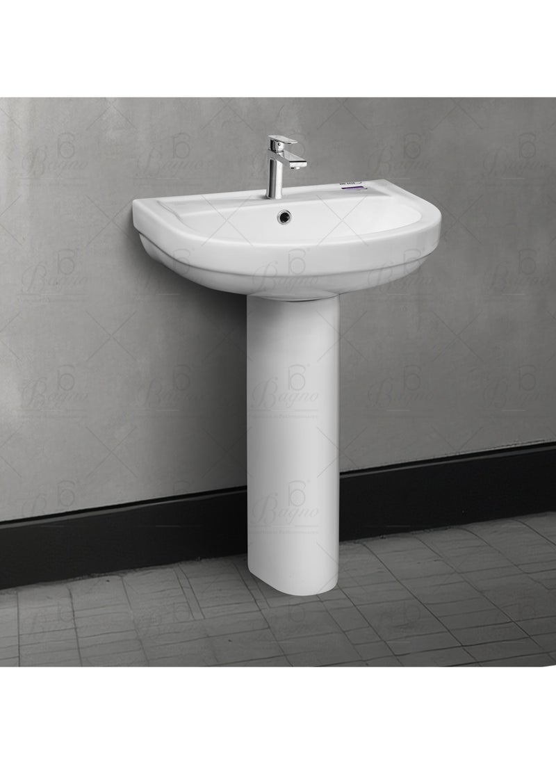 B BAGNO Basin Full Pedestal WB06