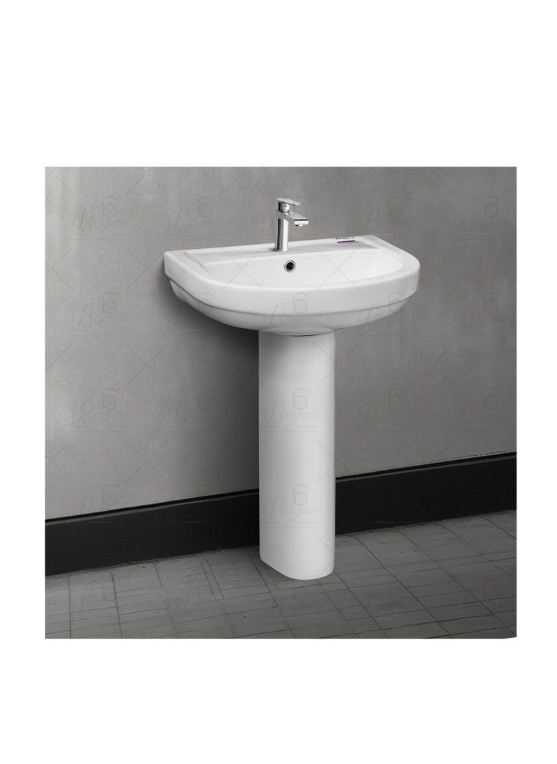 B BAGNO Basin Full Pedestal WB06